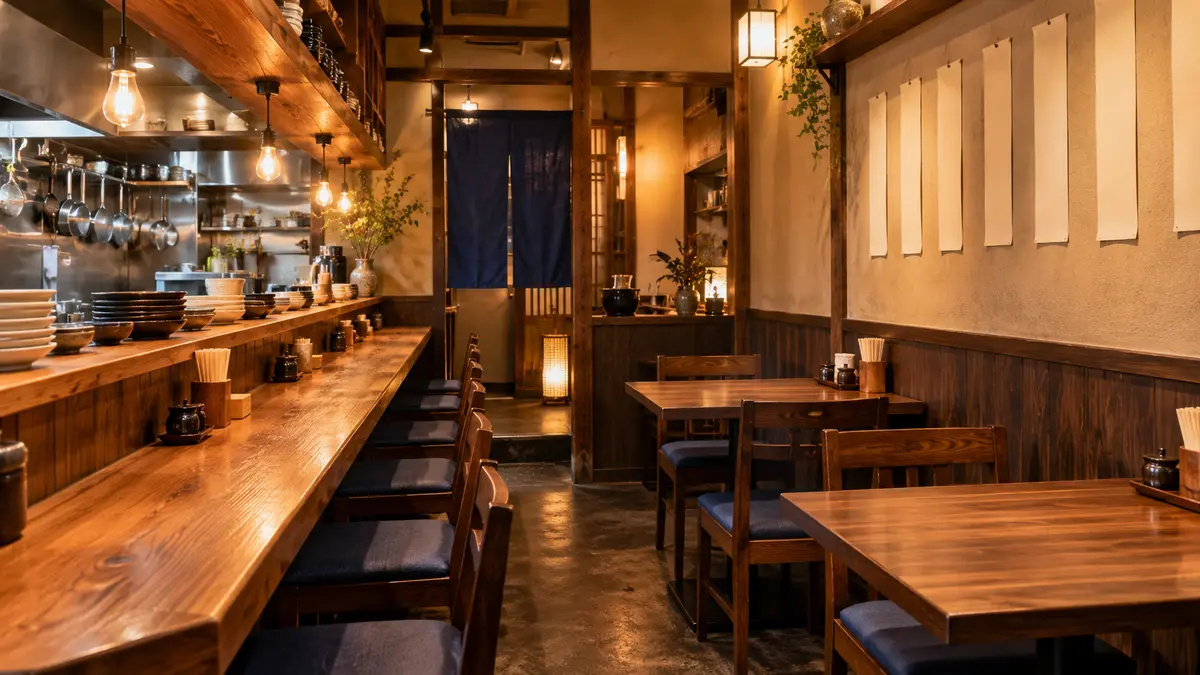 居酒屋のカウンター