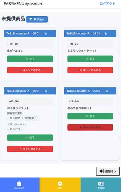 お店側も12カ国語で翻訳対応